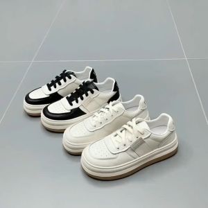 ฟชัน Q58 รูปภาพเรียบง่าย สวยและใจกว้าง รองเท้าผ้าใบผู้หญิง รองเท้าผ้าใบวินเทจ น้ำหนัก ดีไซน์เกาหลี สวยไม่เหมือนใคร