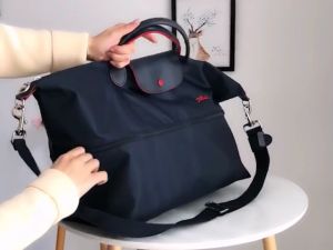 100% longchamp official store bag L1911 Duffel & Weekender Bags Lady bags LE Pliage Club Nylon Dumpling Bag Travel bag Hand luggage tote bag Shoulder and Crossbody bag long champ bags