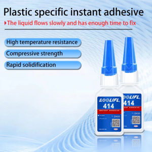 1-3pcs 20ml Glue for Plastic FOOLIFL 414 SUPER GLUE 10s Instant Dry Cyanoacrylate Adhesive DIY Craft Glue for Plastic/Leather/Rubber/Wood Effective Repair Tool.