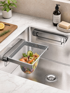 FAJIENUO | Foldable Drain Basket For Food Waste and Debris