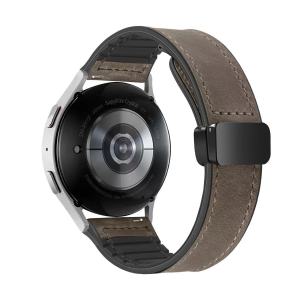 Leather Silicone Strap for Samsung Galaxy Watch 6/5/4 44mm 40mm Watchband 20mm Band Bracelet Galaxy Watch6 Classic 43mm 47mm
