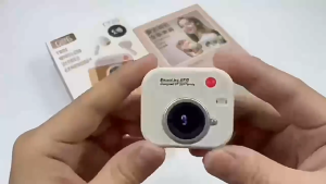 Bluetooth Earphones Semi-in Earphones Wireless Earphones Retro Mini Camera Shape-design Pocketpack Earphones