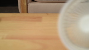 Rechargeable USB Fan 3-Speed Rotating Fan Air Rotating Fan For Home Office Fan Battery With Rechargeable Battery Three Wind Speed Adjustable Air Circulation Better LED Ambient Light