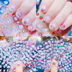Mini Deco Sticker Book Cute Cartoon Nail Art Stickers Hand Nail Decorations Small Patterns Beauty Paper Crafts Supplies
