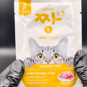 JJANGX3 Eco-choice Pouch Wet Cat Food Real Meat Fish Makanan Kucing 70g (70g x 45pcs)