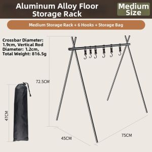 YINNUO | Portable Foldable Triangle Storage Rack