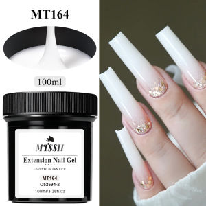 100ml Poly Extension Nail Gel Builder UV Nail Hard Gel Milky White Clealr Nude Pink Acrylic Crystal Soak Off Nail Extension Gel