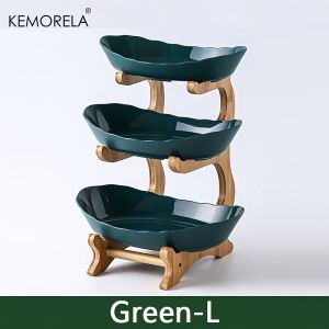 Khay Đựng Trái Cây Nhựa Hiện Đại 2/3 Tầng Khay Đựng Hoa Quả Khô Sáng Tạo Khay Đựng Kẹo Bát Đựng Salad Giá Để Đồ Dùng Nhà Bếp Phòng Khách