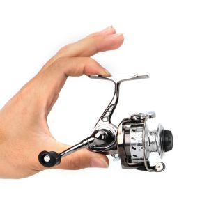 Mini Spinning Fishing Reel 6KG Max Drag Power Metal Coil for Winter Ice Lure Saltwater Freshwater Small Outdoor Fishing Wheel