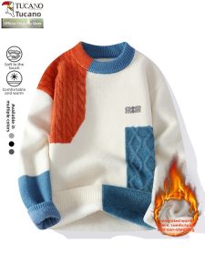 TUCANO | Plush Thickened Color Block Sweater