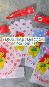 ZM SARUNG TANGAN MANDI BODY SCRUB BATH GLOVES BODY SCRUBBER SERBAGUNA