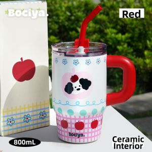 BAICAIYA | Cooling Insulated Mug Straw