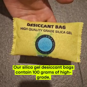 Reusable Silica Gel Desiccant Bag With Saturation Indicator