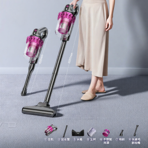High-Absorption Handheld Wireless Vacuum Cleaner Small Size Cat Hair Cleaning Machine Sweeping Suction Mopping Three-In-One