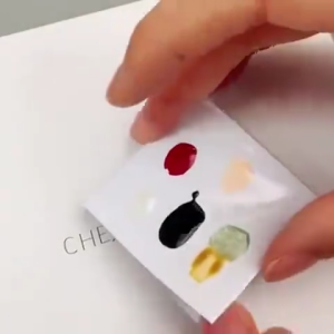 50 Pcs Disposable Palette for Manicure Waterproof Nail Polish Color Mixing Plate Drawing Paper