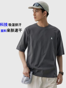 Áo Thun Nam Tay Ngắn Nhanh Khô Thể Thao Mùa Xuân Hè Chạy Bộ Thấm Hút Mồ Hôi Thoáng Khí Nửa Tay Áo Phong Cách Thường Ngày