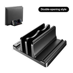 Vertical Laptop Stand Multi Slot Notebook Storage Holder Desktop Space Saving Tablet Book Organizer Heat Dissipation Dock Stand