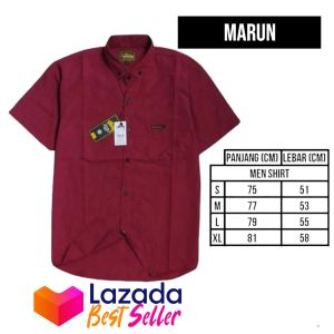Kemeja Pria Lengan Pendek Formal Kasual Elegan Slimfit Terbaru / Hem Pria Lengan Pendek