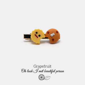 Cute Chocolate Hair Clips Korean Japanese Style Cartoon Fun Hair Accessories Frizz Control Side Duckbill Hair Clips