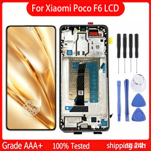 AMOLED For Xiaomi Poco F6 24069PC21G 6.6 Inch LCD Display Touch screen Digitizer Assembly For Xiaomi Poco F6 LCD Replacement