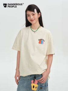 Loose Fit round Neck Short Sleeve T-Shirt Three Colors Bear Logo Fun And Versatile Cotton Youth Fashion Casual Tee