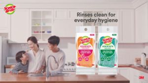 [Bundle of 2] Scotch-Brite®  SDNS-2 EN Scrub Dots Non-Scratch Sponge 2pc