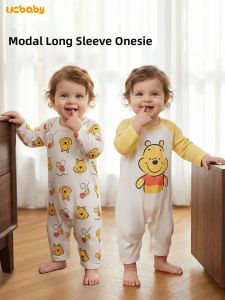 UCBABY | Thin Summer Long Sleeve One-piece Pajamas for Babies