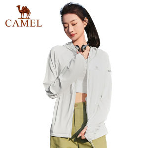 Cameljeans เสื้อผ้ากันแดดกลางแจ้งสำหรับผู้หญิง UPF50 ใหม่ฤดูร้อน เสื้อแจ็กเก็ตป้องกันยูวีระบายอากาศ