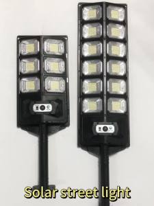 Solar Street Lights Outdoor LED Solar Flood Light with Motion Sensor Dusk to Dawn Solar-Powered Light for Outside Security Light