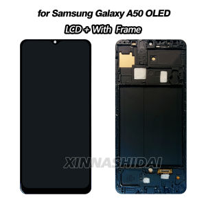for Samsung A50 OLED LCD Display Touch Screen Frame for Samsung Galaxy A50 A505 A505FN/DS A505F/DS LCD  - Premium Replacement