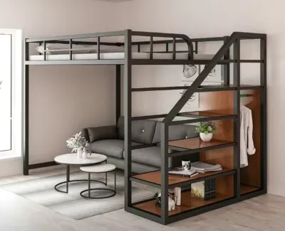 Customize loft bed /single/super single/queen /king size loft bed