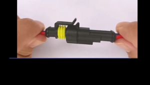 352pcs Waterproof Wire Connector Car Electrical Connector Plug 1/2/3/4Pin Wire Plug Kit 300V 12A