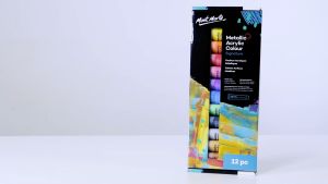 Mont MARTE Metallic Acrylic Paint Set 12/24/36pc X 36ml