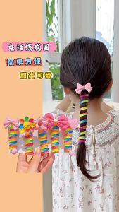 Ikat Rambut Spiral Aksesoris Kunciran Anak Perempuan Aksesoris Ponytail Fashion Korea ptt