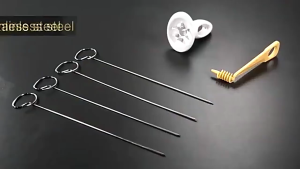 6Pcs/Set Tornado Potato Slicer Commercial Grade Rust-Proof For Street Food Vendors