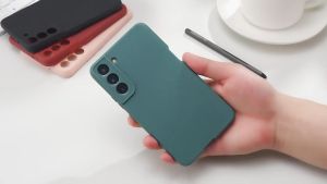 GKK MAGNETIC CUBE Case For Samsung Galaxy S24 S23 S22 Ultra Plus Liquid Silicone Phone Cover Casing