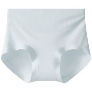 AIMO | กางเกงชั้นในสตรีเอวสูงผ้าฝ้ายแท้ป้องกันแบคทีเรียบางเฉียบระบายอากาศได้ดีไร้รอยตะเข็บทรงสามเหลี่ยม กางเกงชั้นในผู้หญิงแบบสวมสบาย