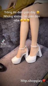 guốc cao gót bít mũi bít gót sang trọng