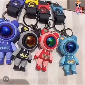 Móc khóa thú bông móc khóa phi hành gia cá tính siêu cute dùng treo balo túi xách treo móc khóa PKTTS13