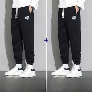 ROMON | Loose Fit Elastic Waist Sports Pants For Men Grey Casual Long Trousers Spring Autumn New Style Trendy Brand Romon
