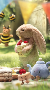 Jellycat Beige Bunny Birthday 100% Original Jellycat stuffed toy Soft and Fluffy SafeMaterial Shipped from Selangor