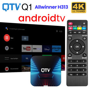 VONTAR QTV Q1 TV Box Android 10 Allwinner H313 with 2GB 16GB Support 4K H.265 Wifi TV Dongle Media Player Set Top Box 1GB 8GB