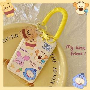 เคสใส่บัตรอนุบาลรูปหมีน่ารักพร้อมเชือกยางยืด กระเป๋าใส่บัตรเข้าสู่ระบบ กระเป๋าใส่บัตรอาหาร กระเป๋าใส่บัตรนักเรียน