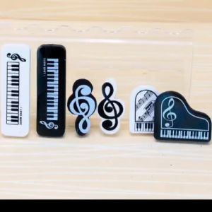 [MSIA SHIP] NOVELTY Cute Kids Piano Keyboard Music Note Pencil Eraser 1pc Rubber School Stationery Children Christmas Kindergarten Birthday Goodies Doorgift Present Gifts Pemadam Pensil Muzik Comel Alat Tulis Sekolah Tadika Hadiah Murid Budak 小孩 文具 橡皮檫 胶擦