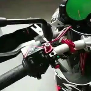 Bracket Braket Breket Crashbar Jepit Dudukan Lampu Tembak Sorot LED Bar Stand Spion Motor