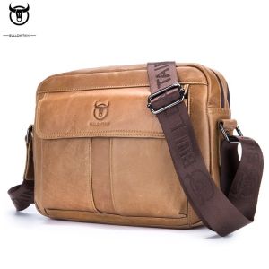 Túi đeo chéo đeo bụng nam túi bao tử da bò 100% cao cấp BULLCAPTAIN thiết kế nhiều ngăn tiện lợi BC11