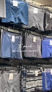 SPACH M011 | 6 pcs Boxer Seamless Motif Warna Random / Motif Naga