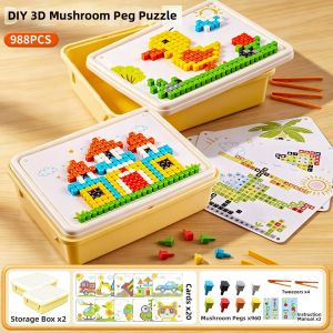 Creative Puzzle Building Toy Large Pieces DIY Concentration Improvement