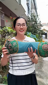 Gối Ngải Cứu Thảo Dược Làm Ấm Cải Thiện Đau Nhức Cổ Vai Gáy