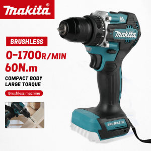 Makita | Makita DDF487-10 18V Rechargeable Brushless Drill 60Nm Torque Stepless Speed LED Light Multi Purpose Power tools